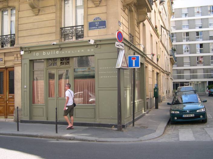  La Bulle , atelier BD, rue du Cardinal Lemoine, 5e